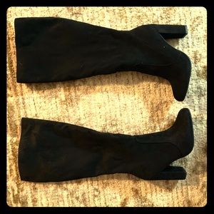 Black Knee High Boots